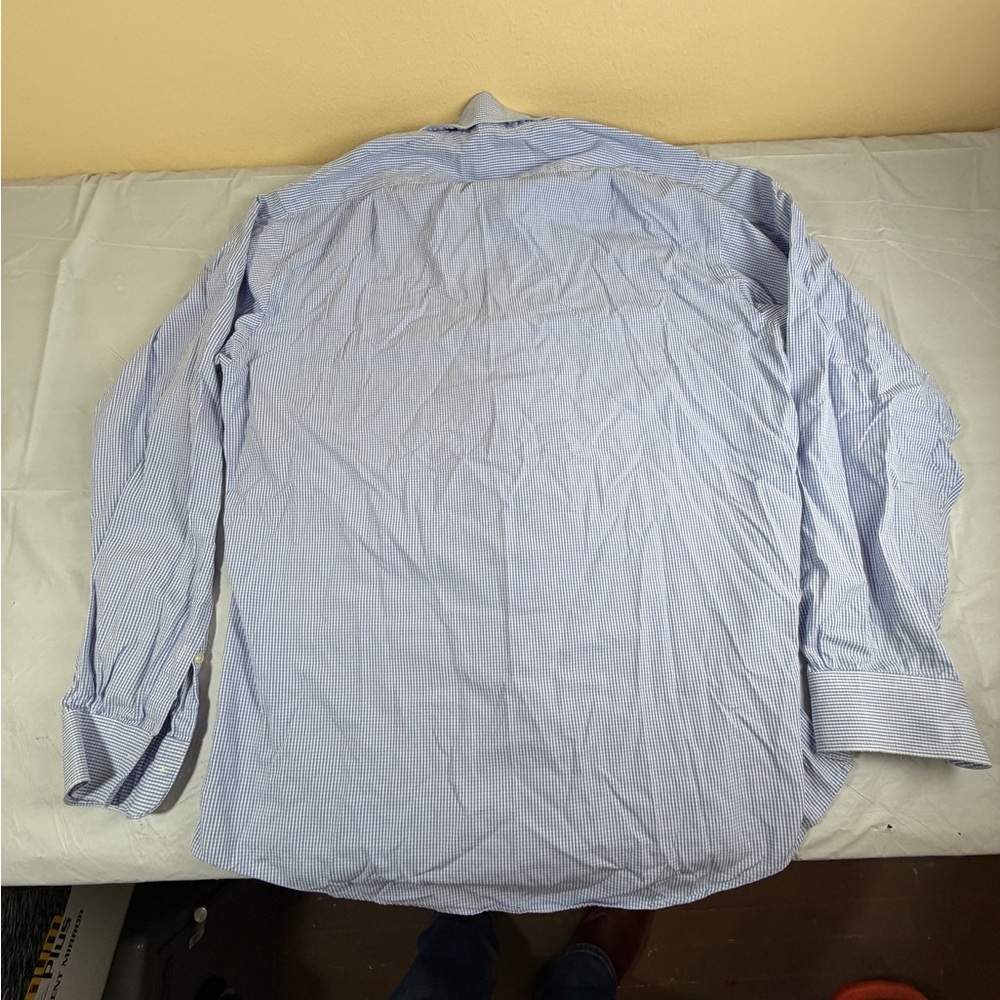 Brooks Brothers Light Blue Checkered Shirt - Picture 5 of 5